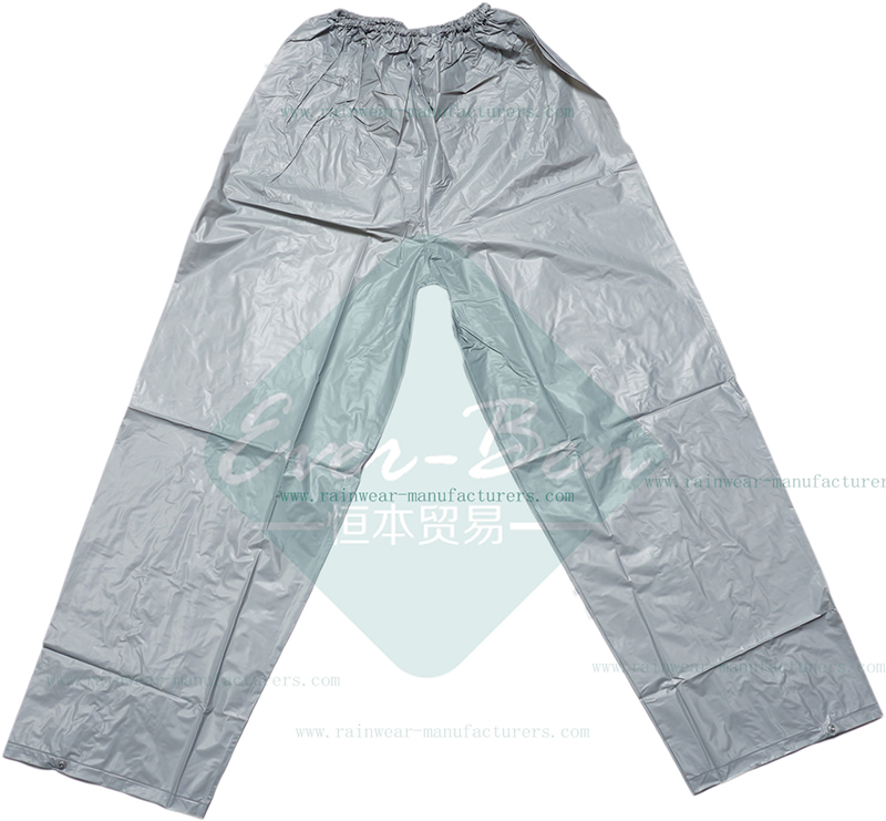 China Grey PVC pants factory